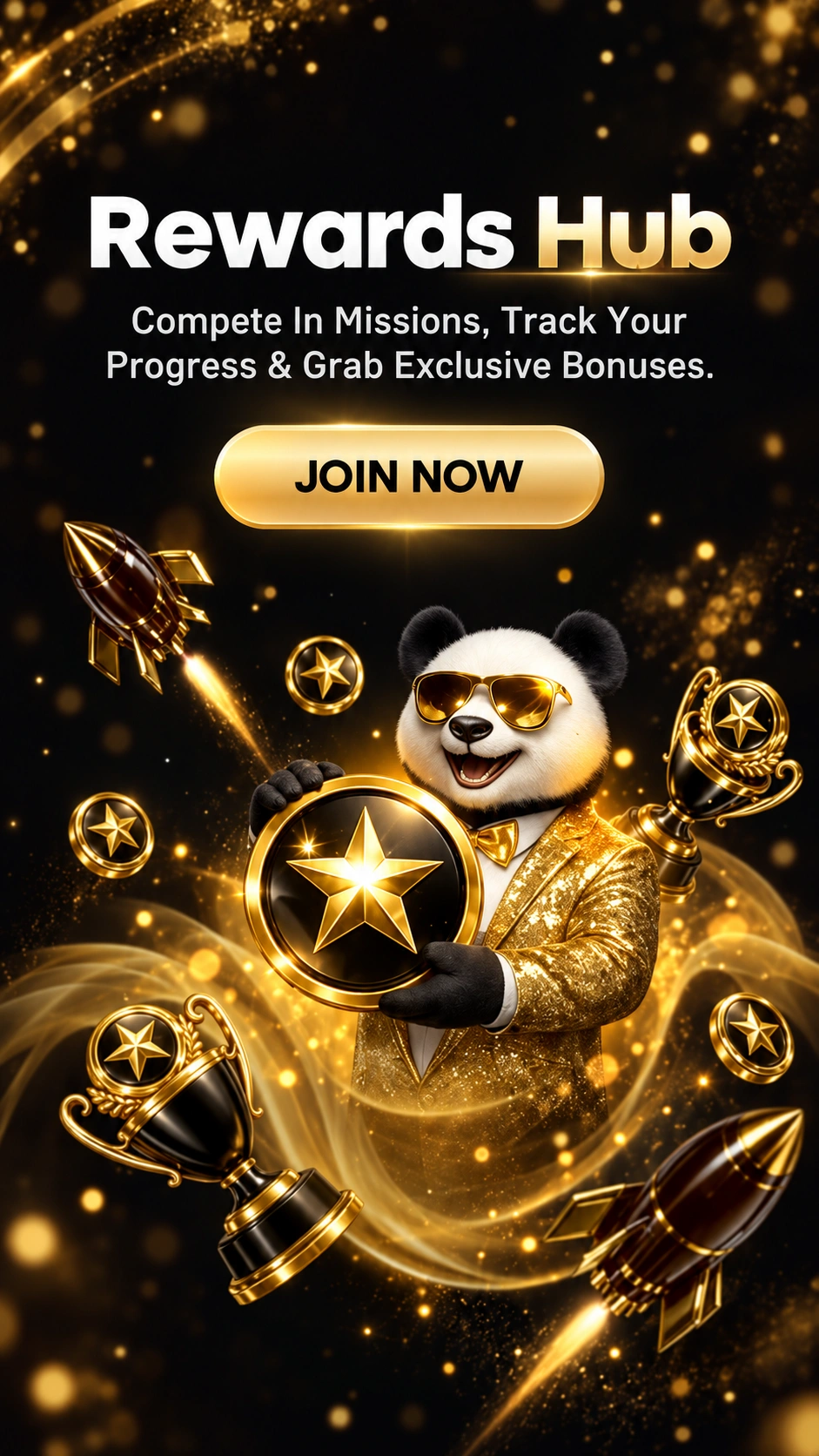 Golden Panda Casino affiliate landing preview